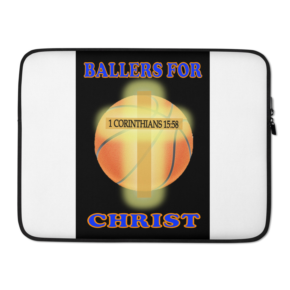 Ballers For Christ - Laptop Sleeve