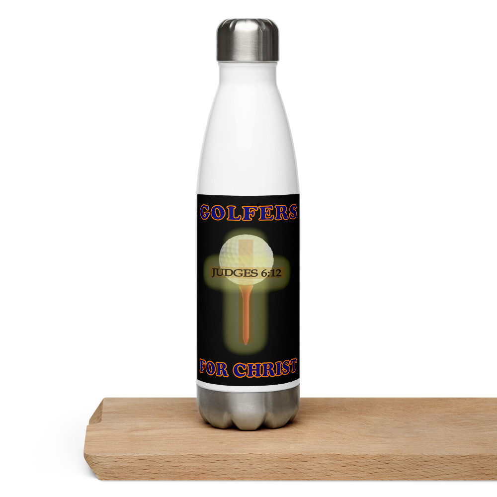 Golfers For Christ - Stainless Steel Water Bottle