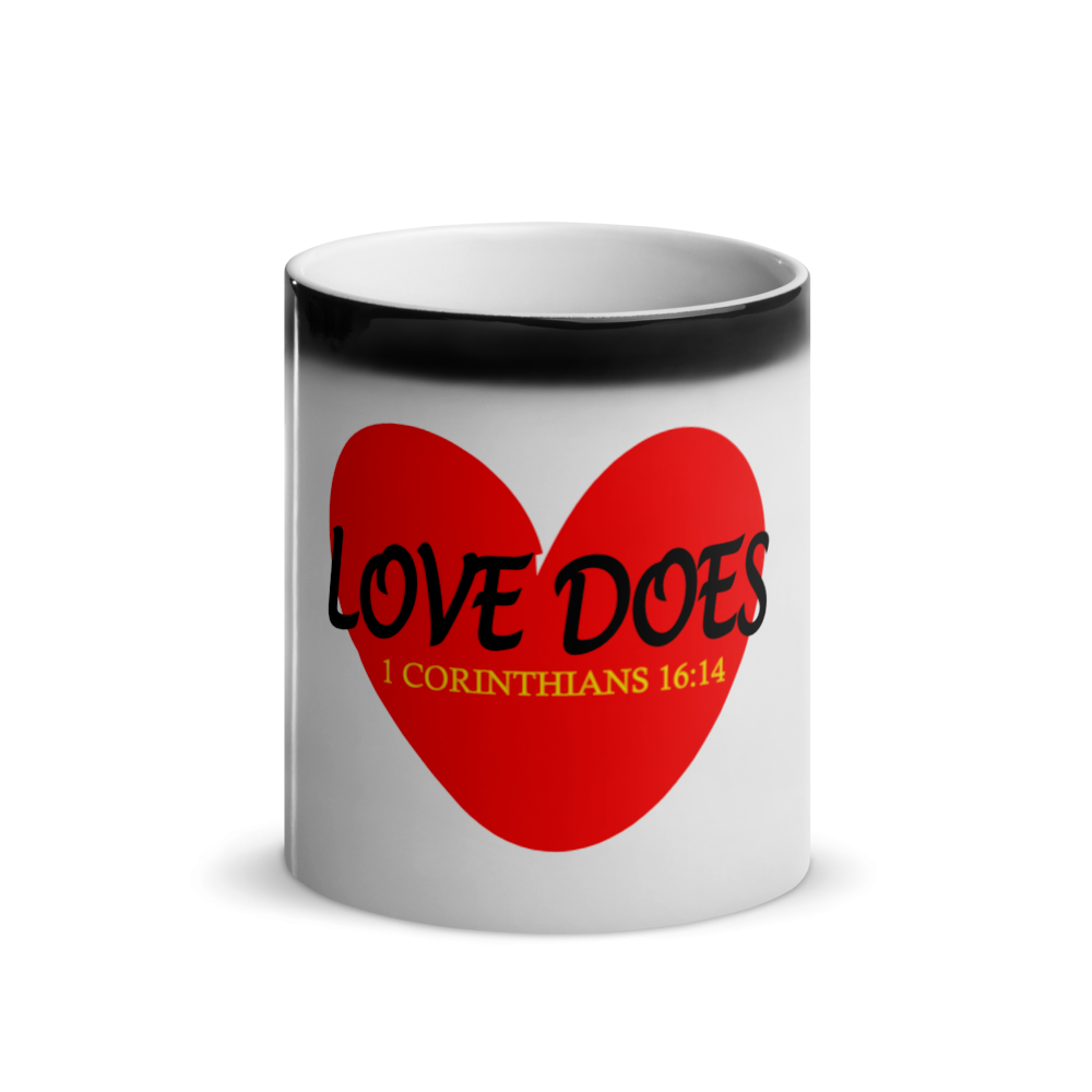 Love Does Glossy Mug