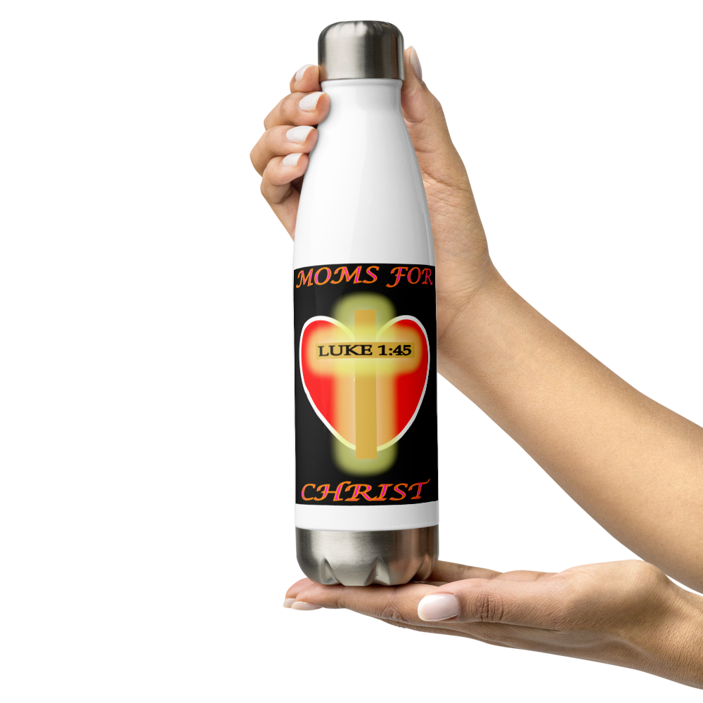 Moms For Christ Stainless Steel Water Bottle