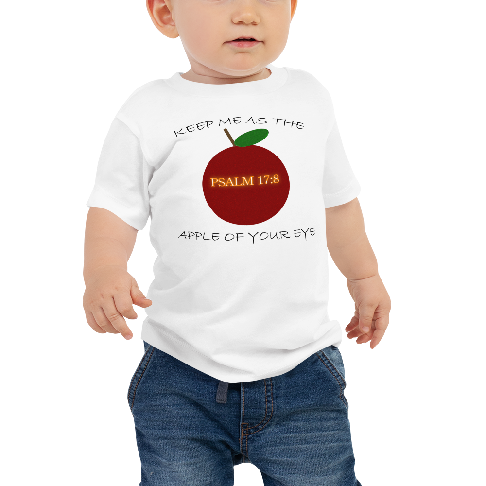 Keep Me As the Apple of Your Eye - Baby Jersey Short Sleeve Tee - For Boys or For Girls