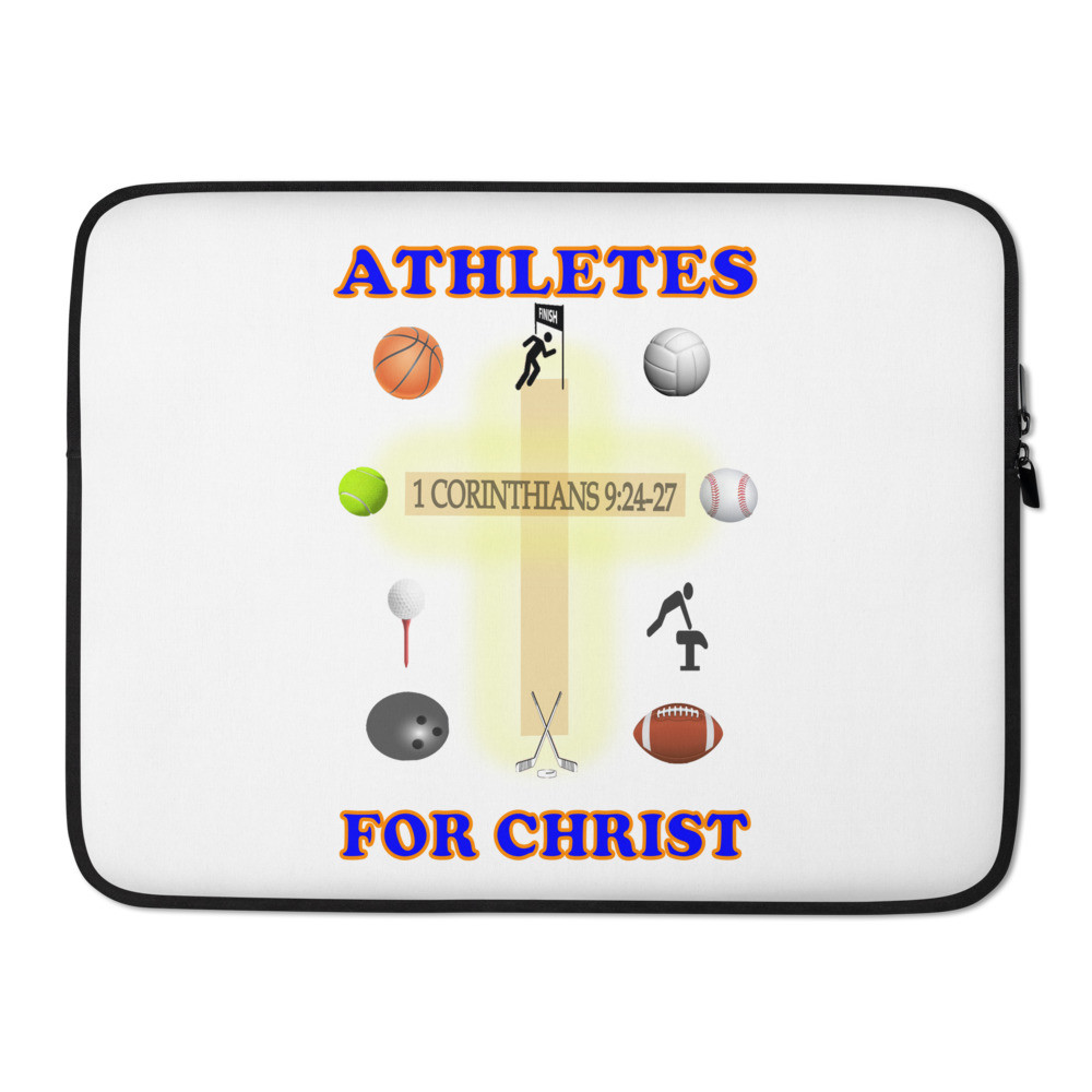 Athletes For Christ - Laptop Sleeve Cover