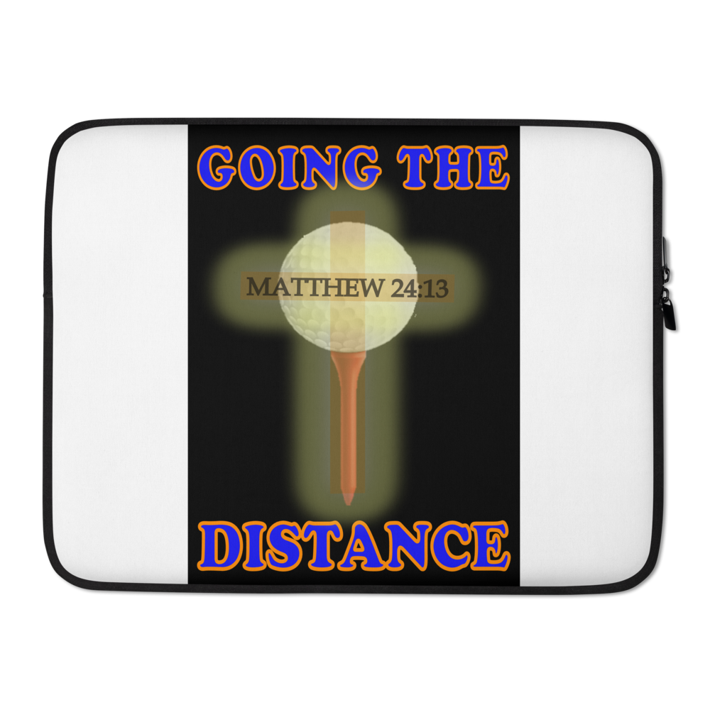 Going the Distance - Golf Laptop Sleeve Cover - For Him or For Her
