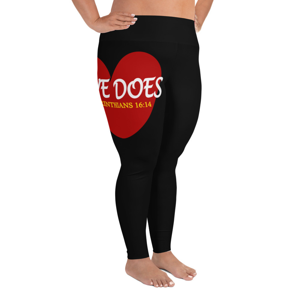 Love Does - Plus Size Leggings - For Her
