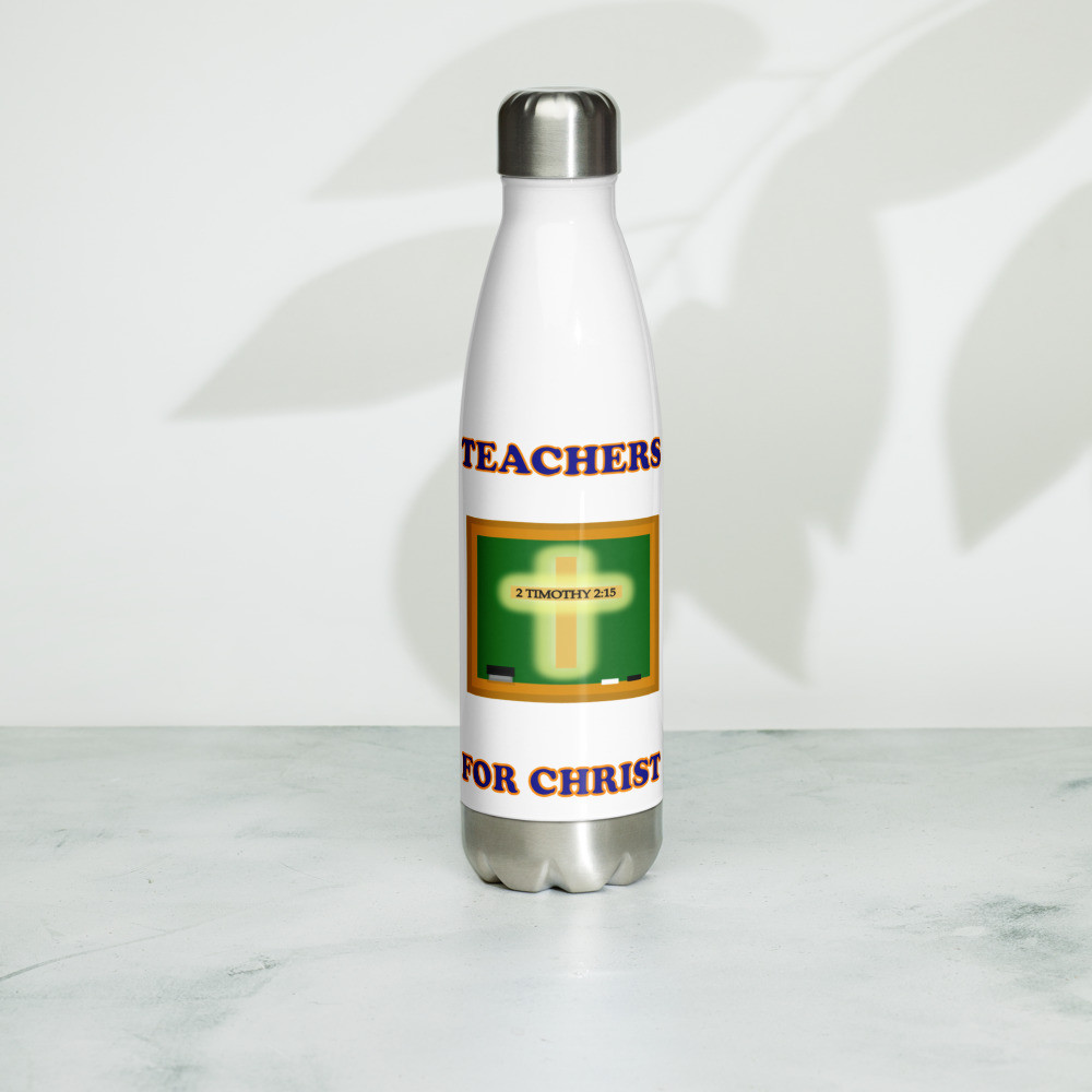 Teachers For Christ - Stainless Steel Water Bottle