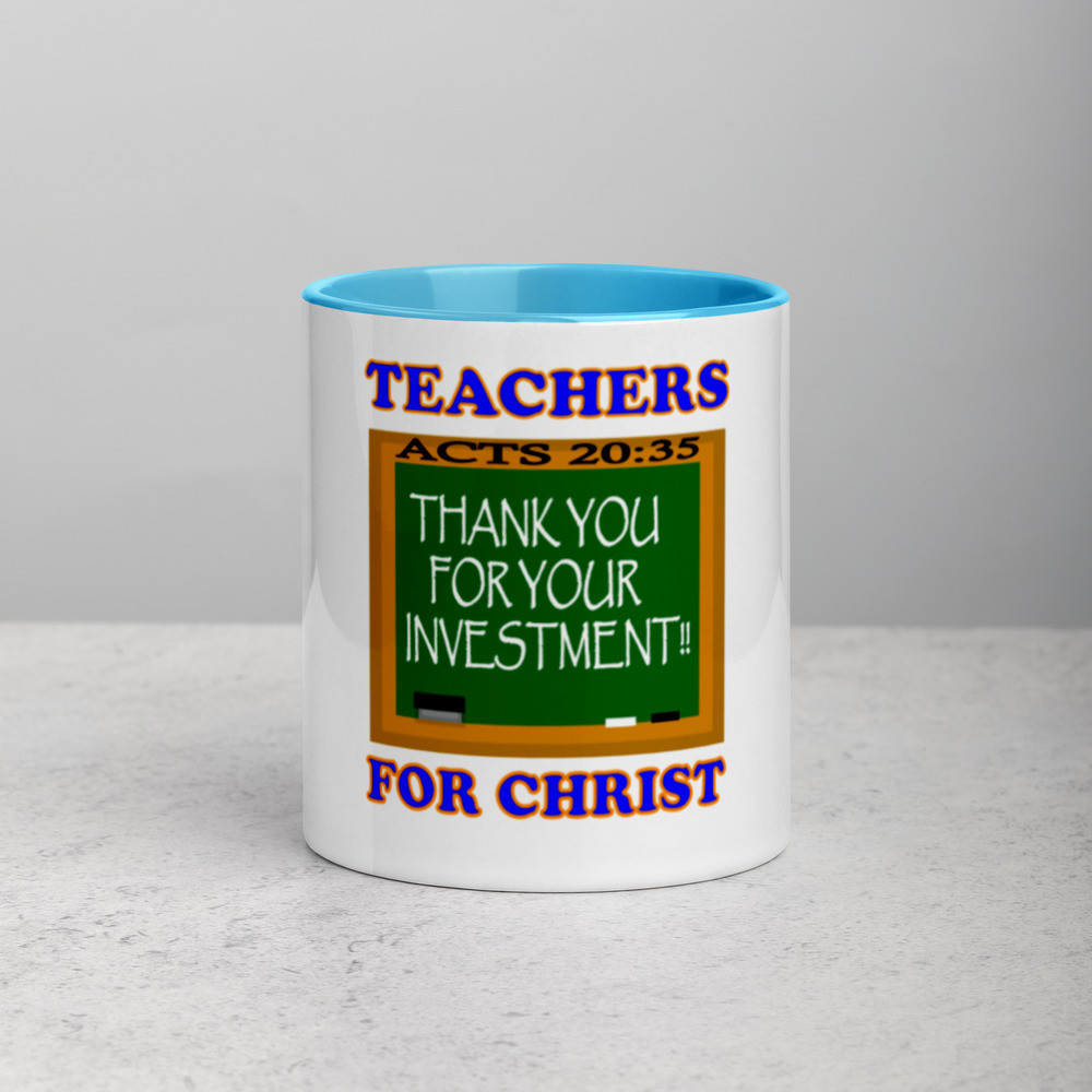 Teachers' Investment - Mug with Color Inside