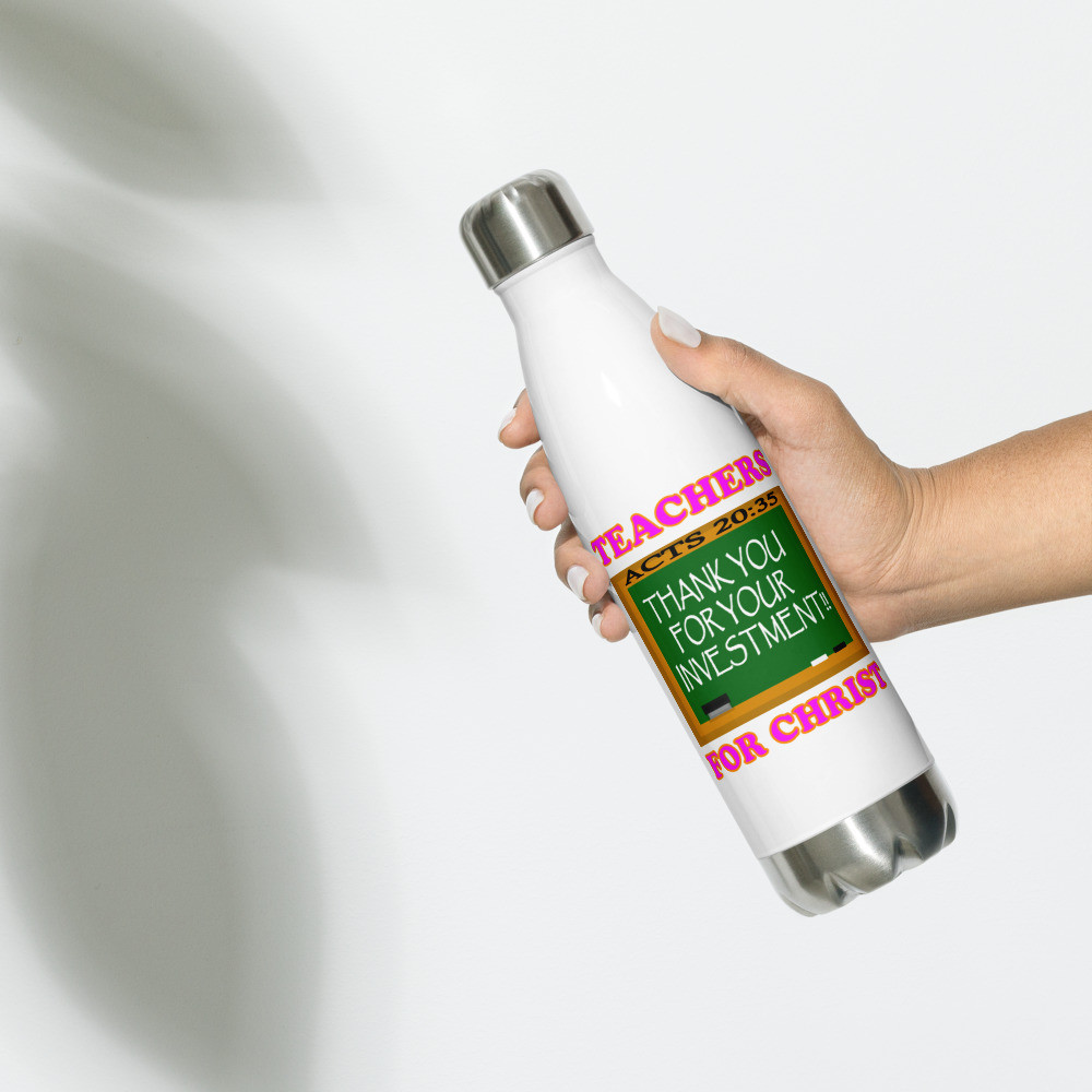 Teachers' Investment - Stainless Steel Water Bottle