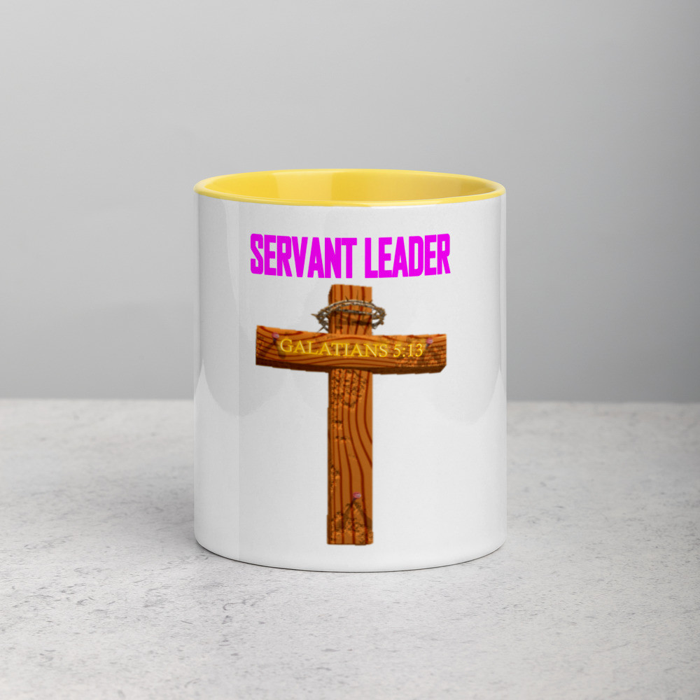 Servant Leader - Mug with Color Inside