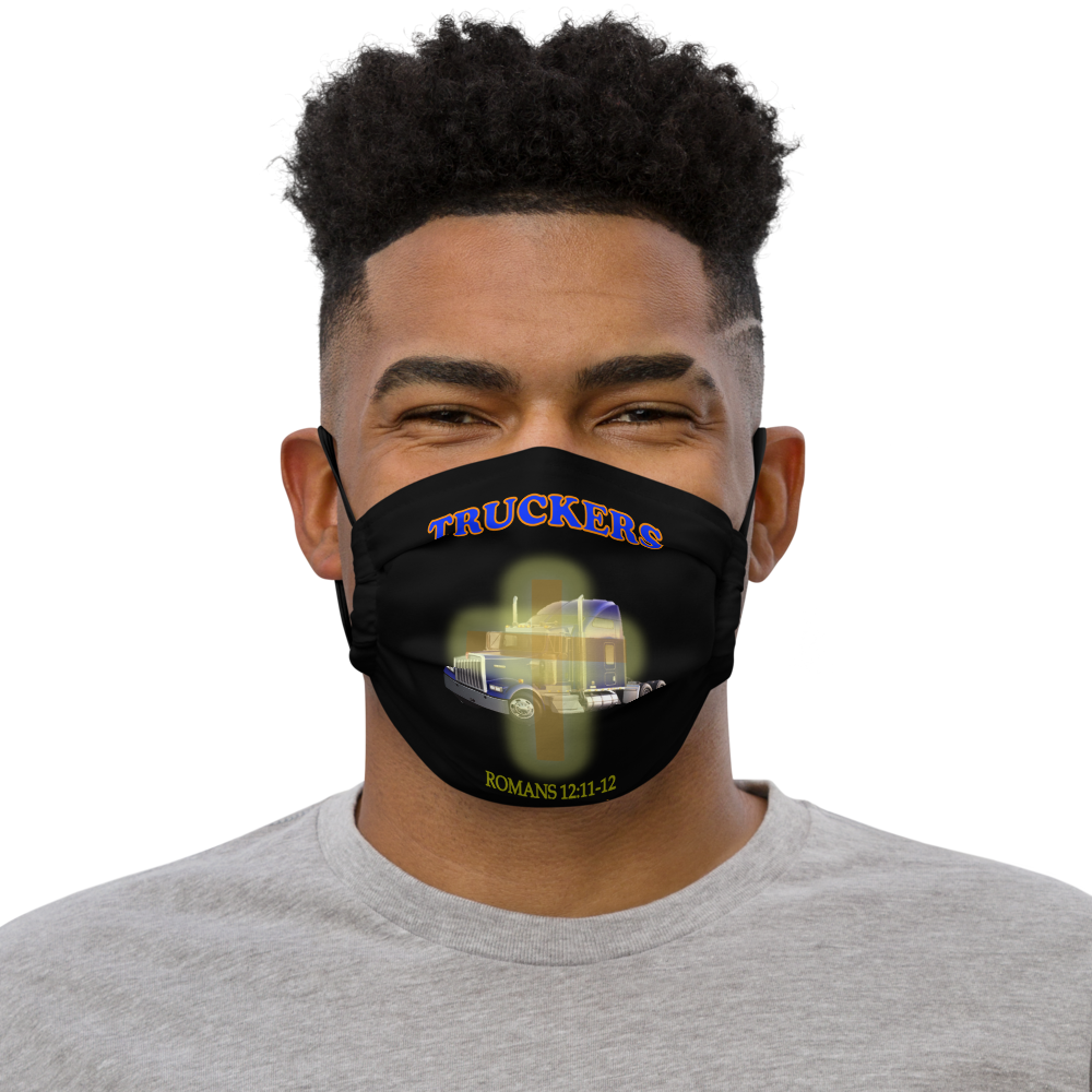 Truckers For Christ - Premium Face Mask