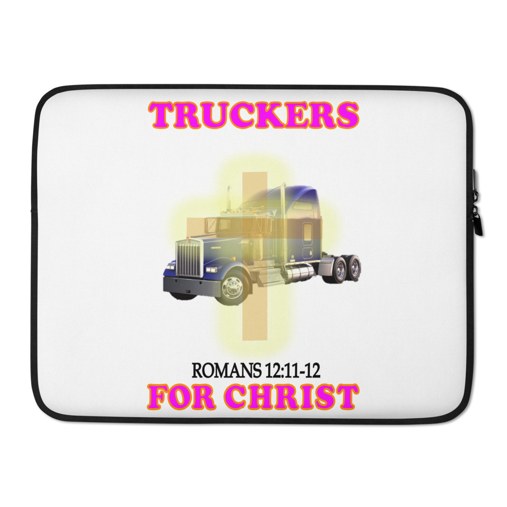 Truckers For Christ - Laptop Sleeve Cover - For Her