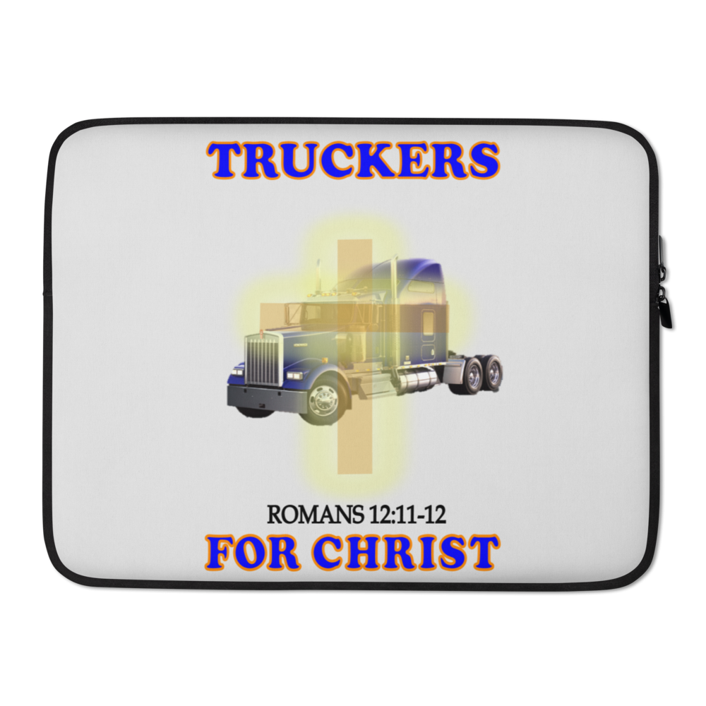 Truckers For Christ - Laptop Sleeve