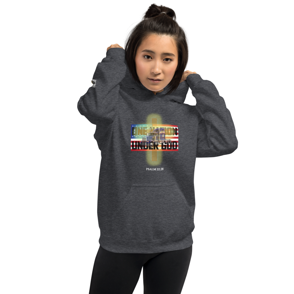 One Nation Under God - Hoodie - For Him or For Her