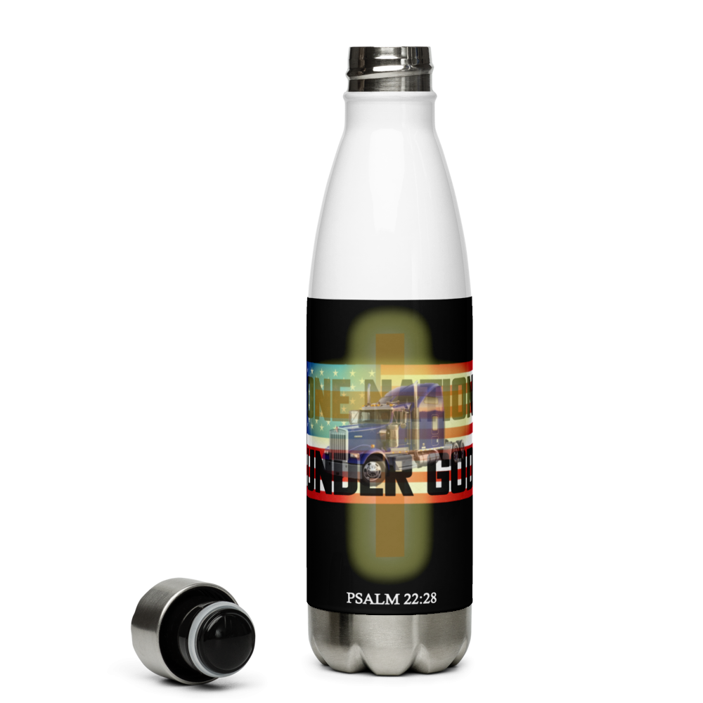 One Nation Under God - Stainless Steel Water Bottle