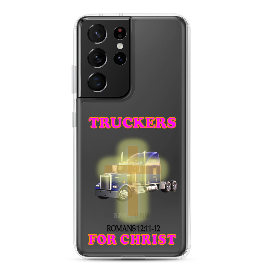 Truckers For Christ - Romans 12:11-12 - Samsung Case - For Her