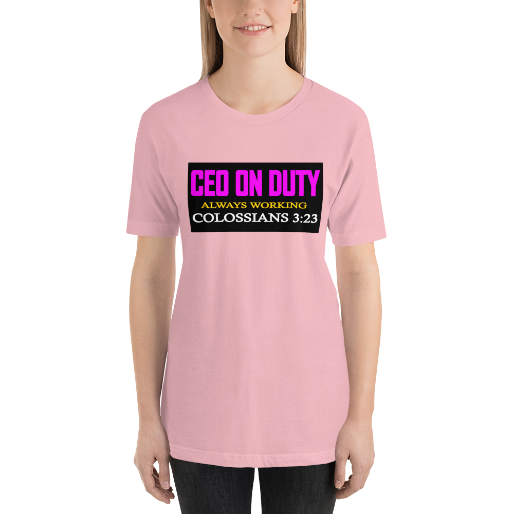 CEO on Duty - Short-Sleeve T-Shirt - For Him or For Her