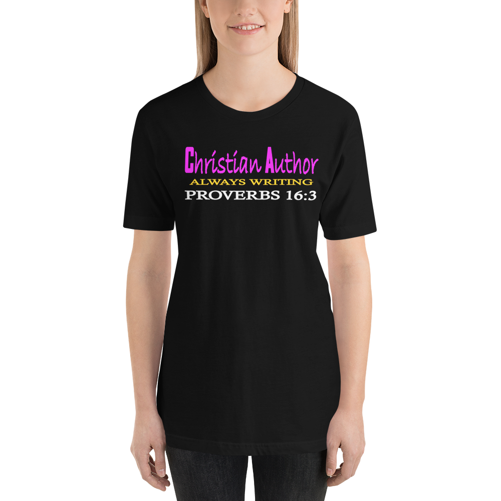 Author - T-shirt - Proverbs 16:3