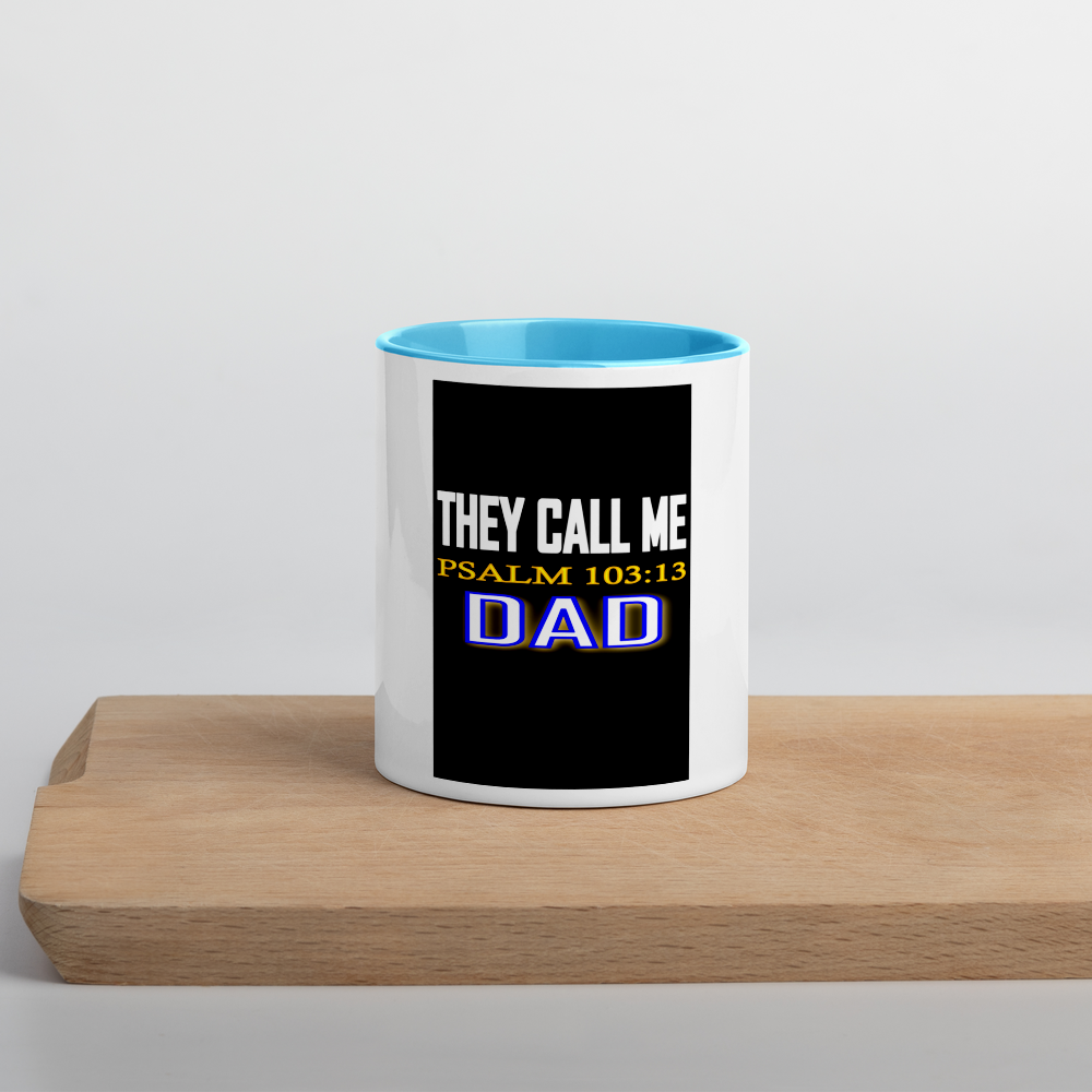 They Call Me Dad - Mug with Color Inside