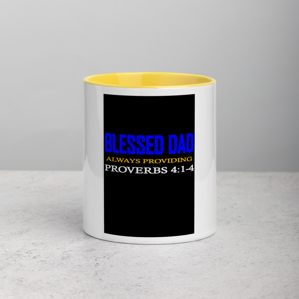 Blessed Dad - Mug with Color Inside