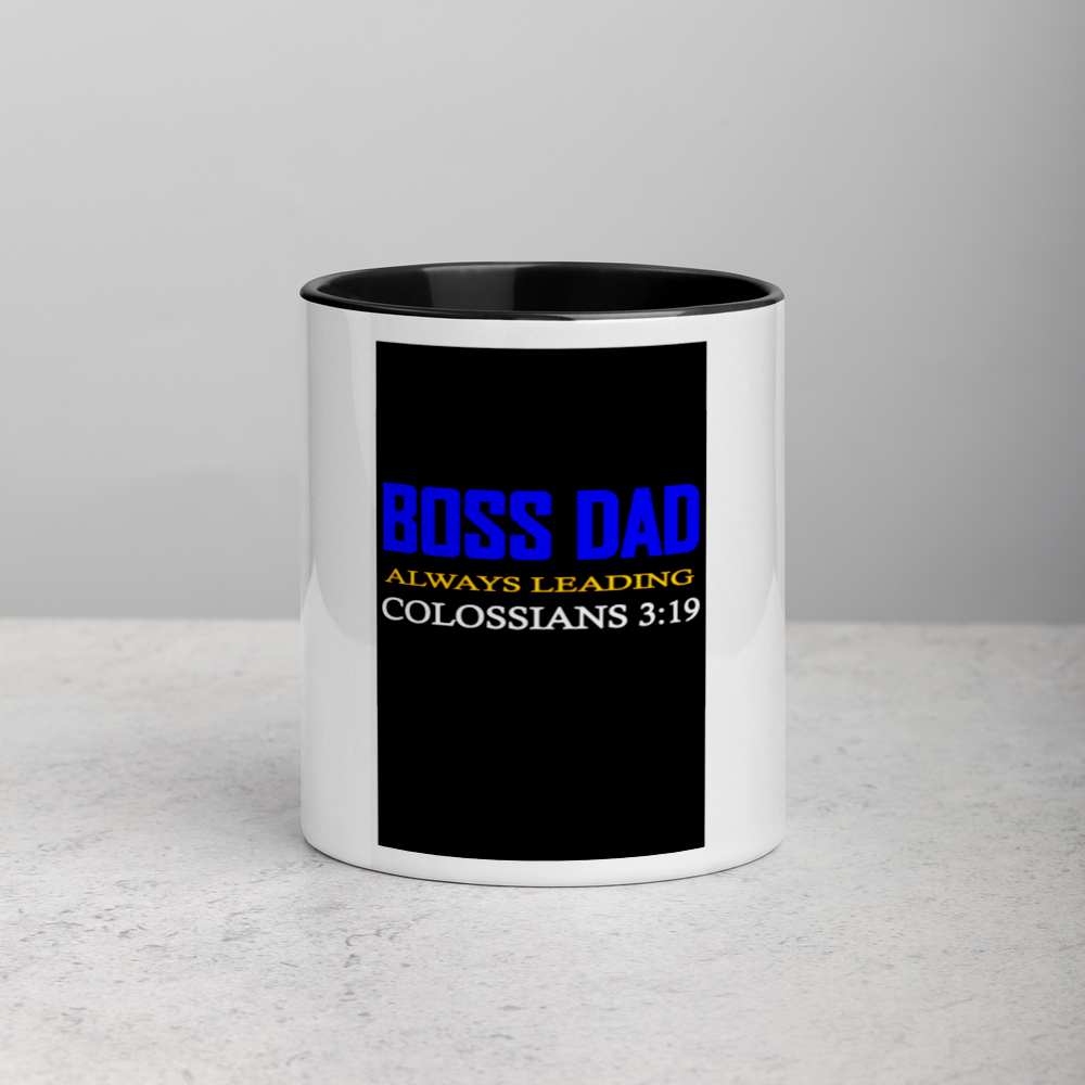 Boss Dad - Mug with Color Inside