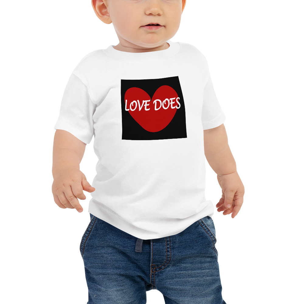 Love Does - Baby Jersey Short Sleeve Tee - For Boys & For Girls