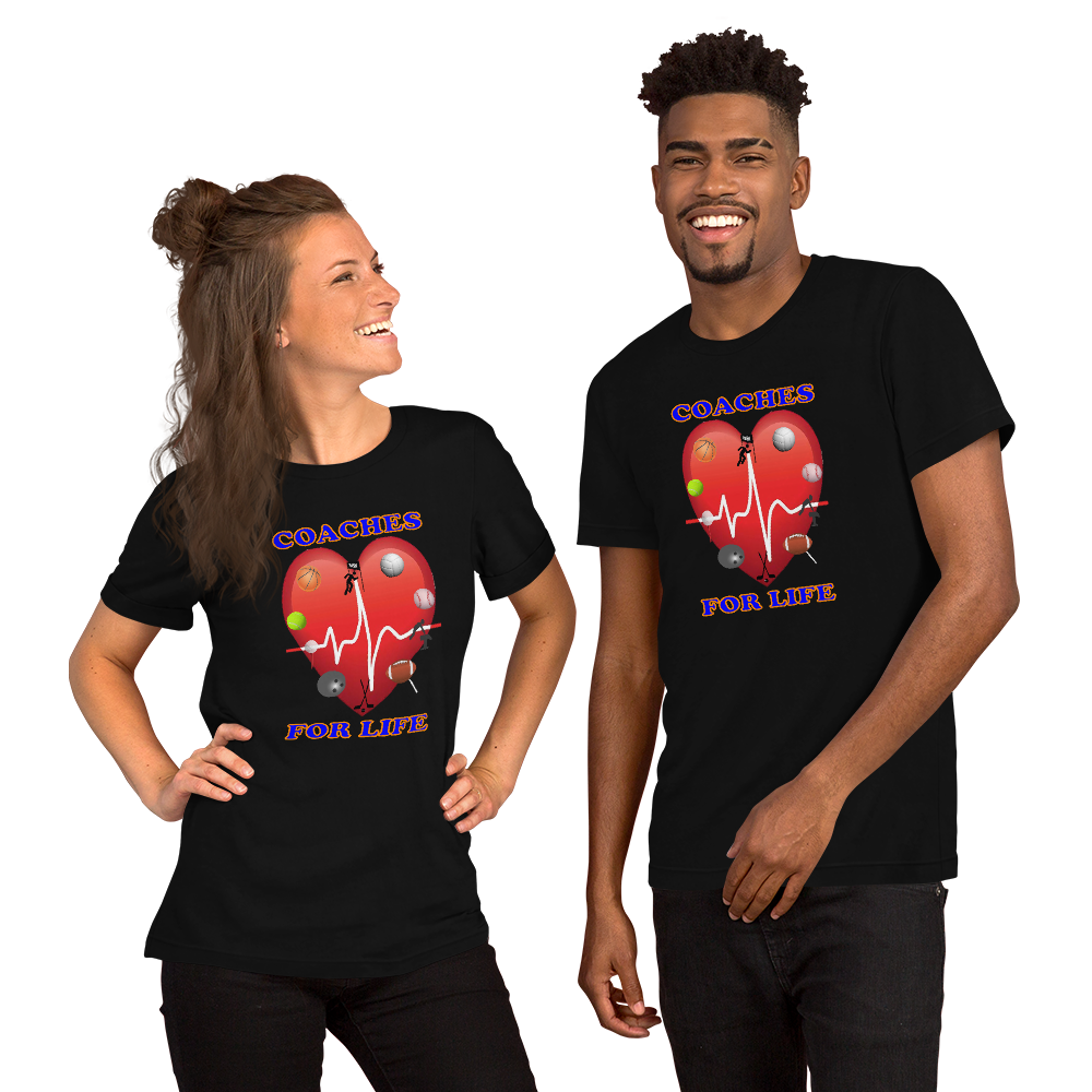 Coaches For Life - Short-Sleeve T-Shirt - For Him or Her