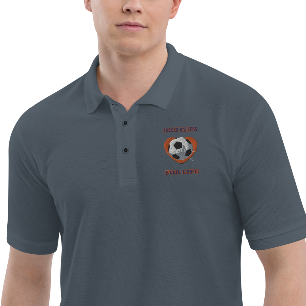 Soccer Ballers For Life - Men's Premium Polo