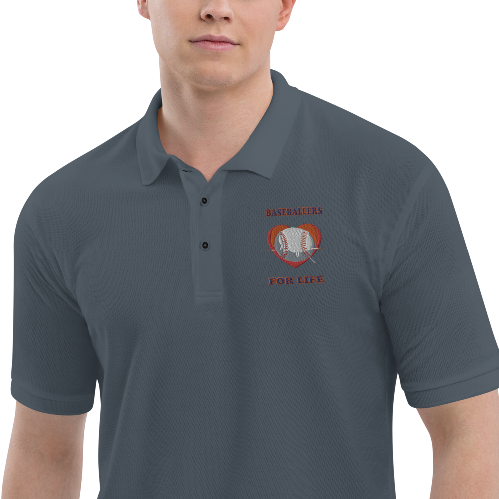 Baseballers For Life - Men's Premium Polo