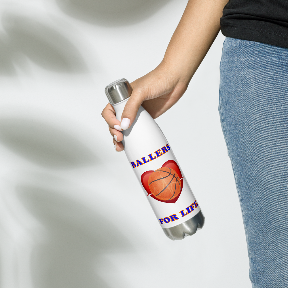 Ballers for Life Stainless Steel Water Bottle