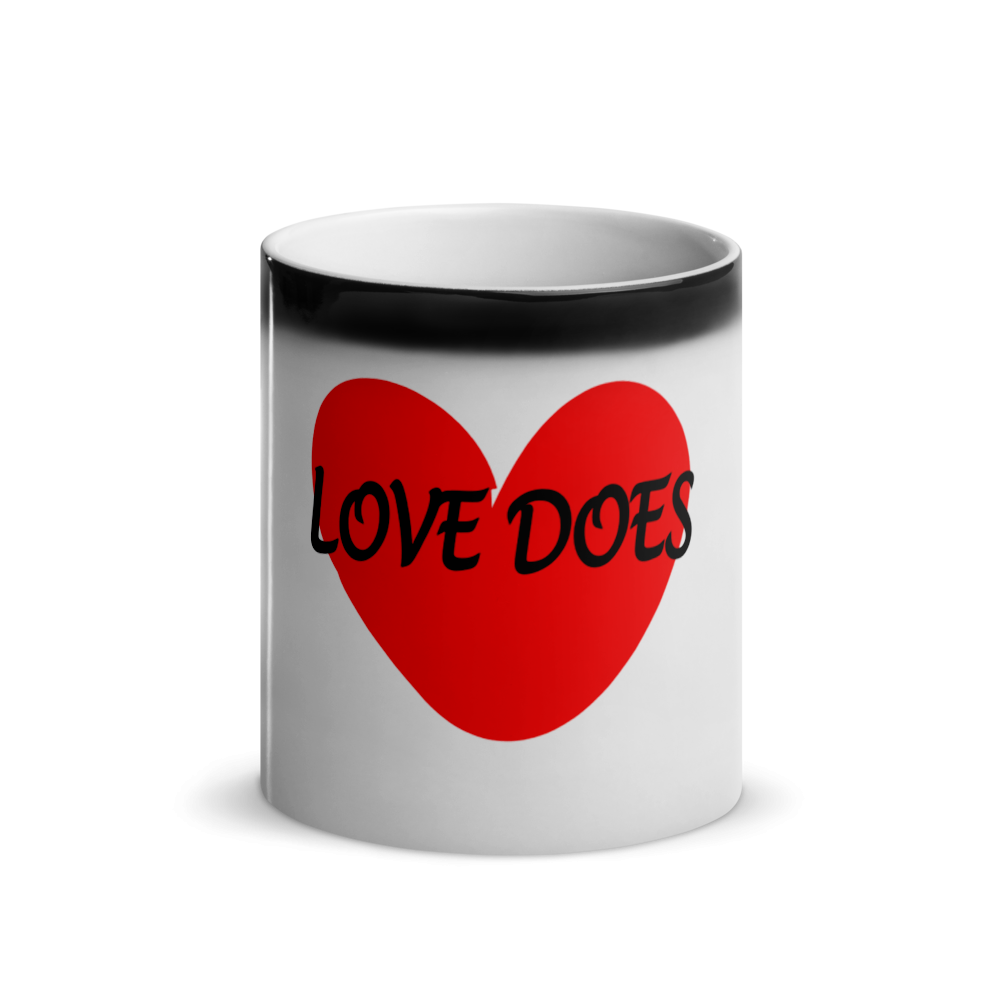 Love Does Glossy "Camouflage" Mug