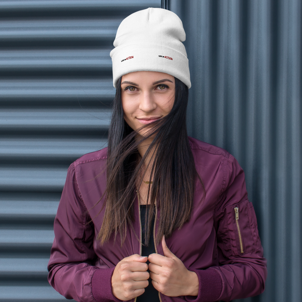 Love in Action Embroidered Beanie - For Him or For Her