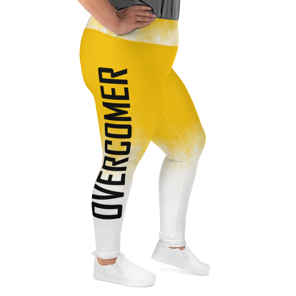 Overcomer - Golden Fade Plus Size Leggings - For Her