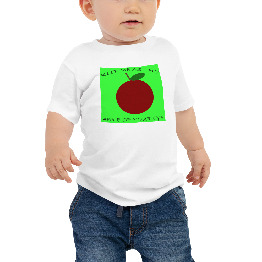 Apple of Your Eye - Baby Jersey Short Sleeve Tee - For Him or For Her