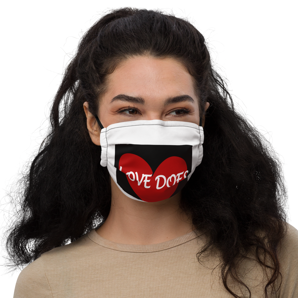 Love Does - Premium Face Mask - For Him or For Her