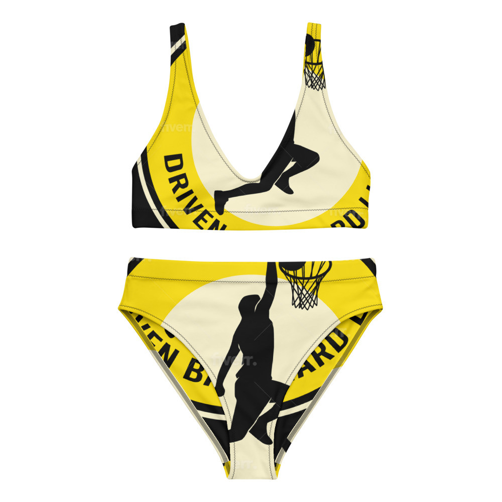 DRIVENBALLHARD LLC Recycled High-Waisted Bikini
