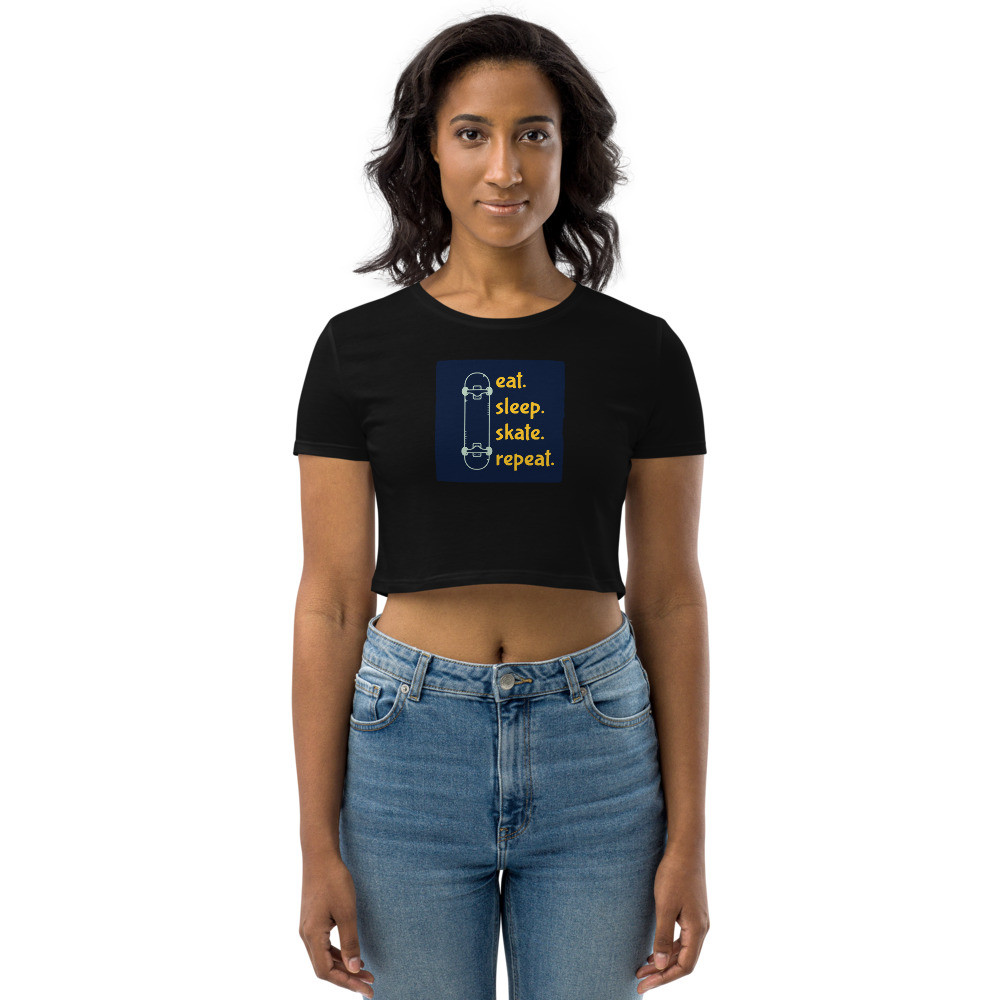 Organic Skateboard Crop Top