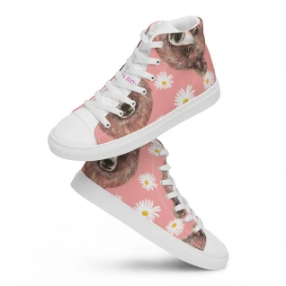Men’s high top canvas shoes