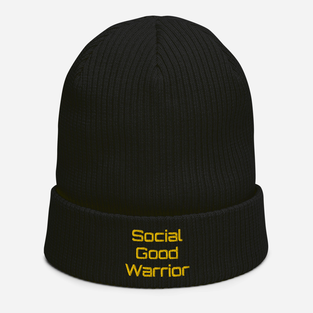 Social Good Warrior : Organic ribbed beanie