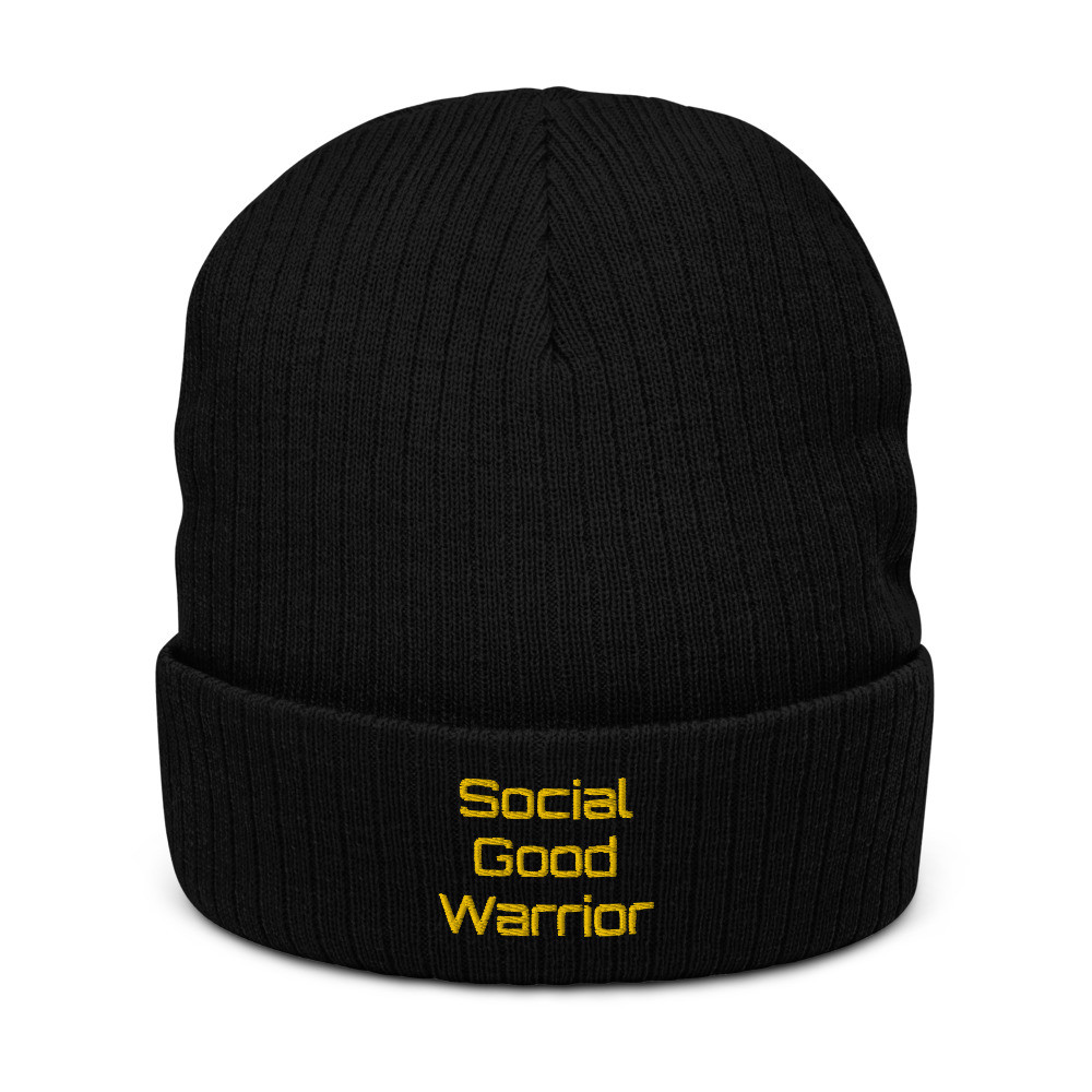 Social Good Warrior : Recycled cuffed beanie
