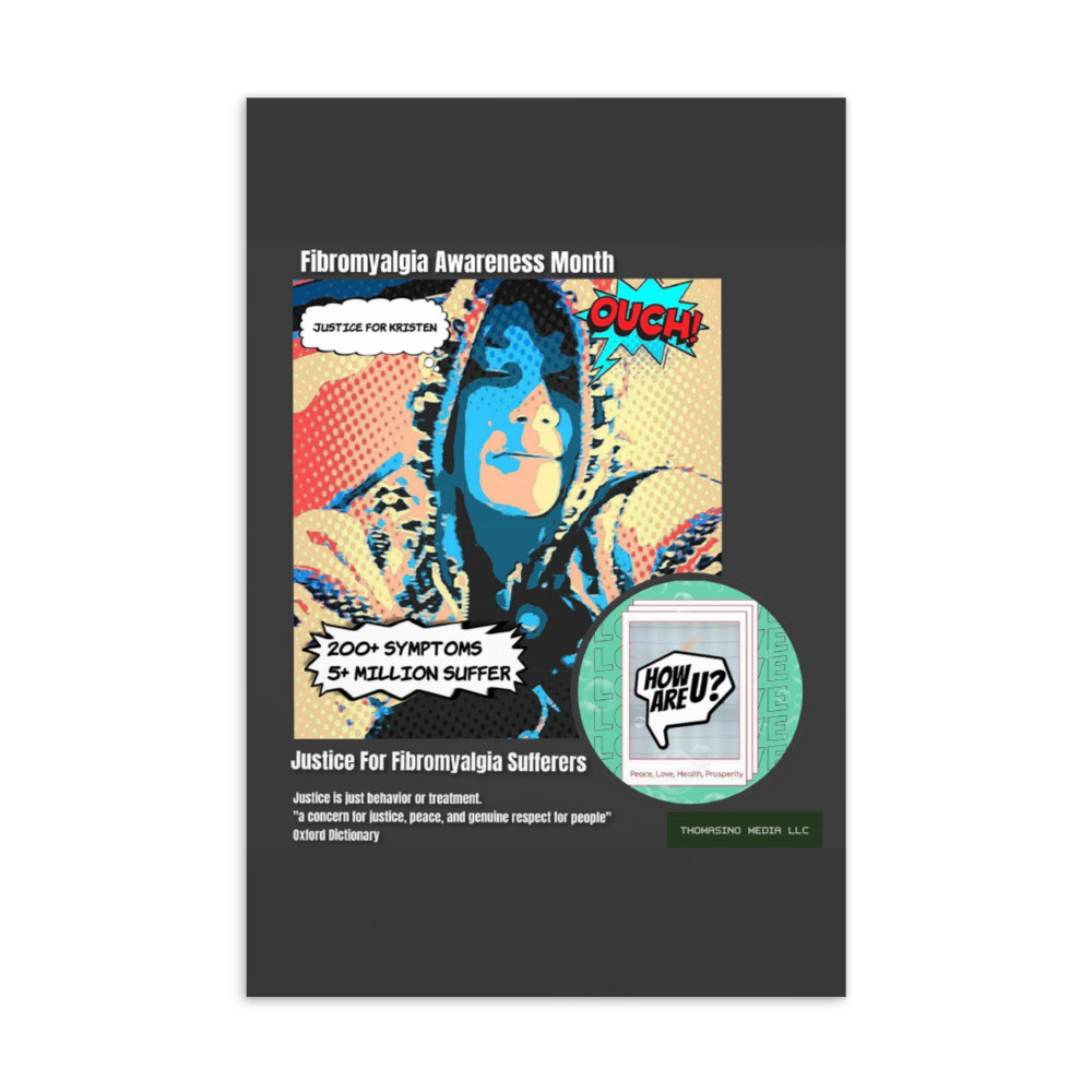 Fibromyalgia Awareness Month Standard Postcard