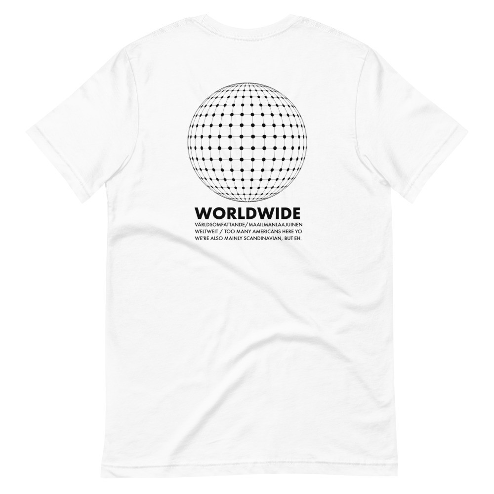 WORLDWIDE UNISEX T-SHIRT [WHITE]