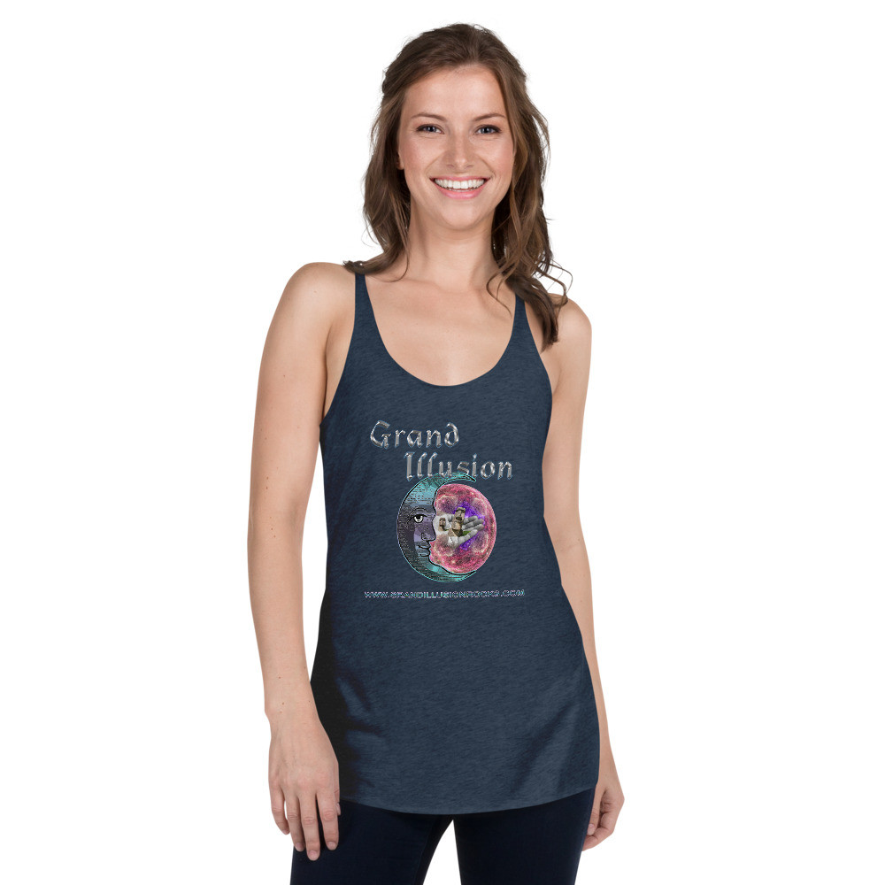 GRAND ILLUSION Easter Crystal Women's Racerback Tank