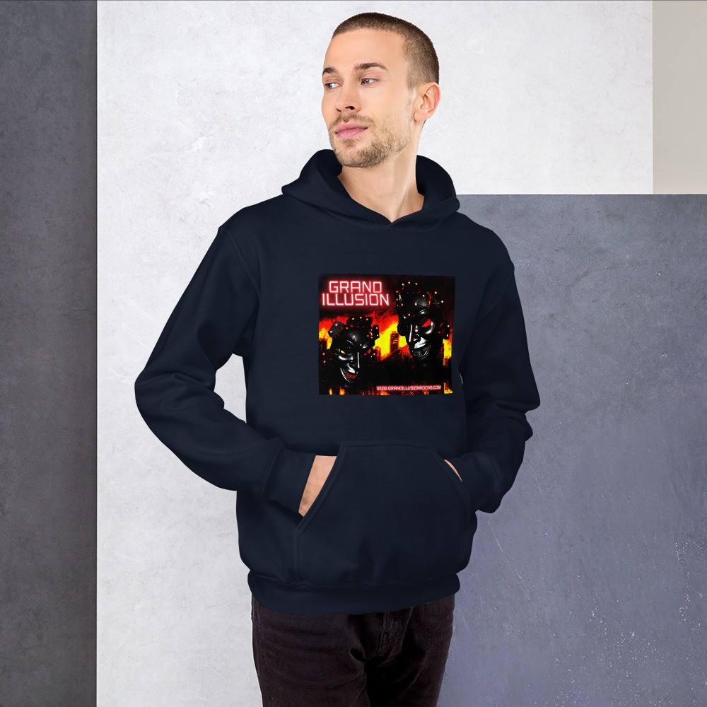GRAND ILLUSION Roboto Unisex Hoodie