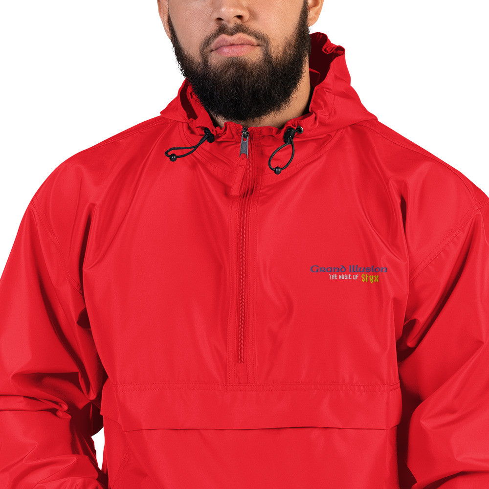 Embroidered Official GRAND ILLUSION Logo Champion Packable Jacket