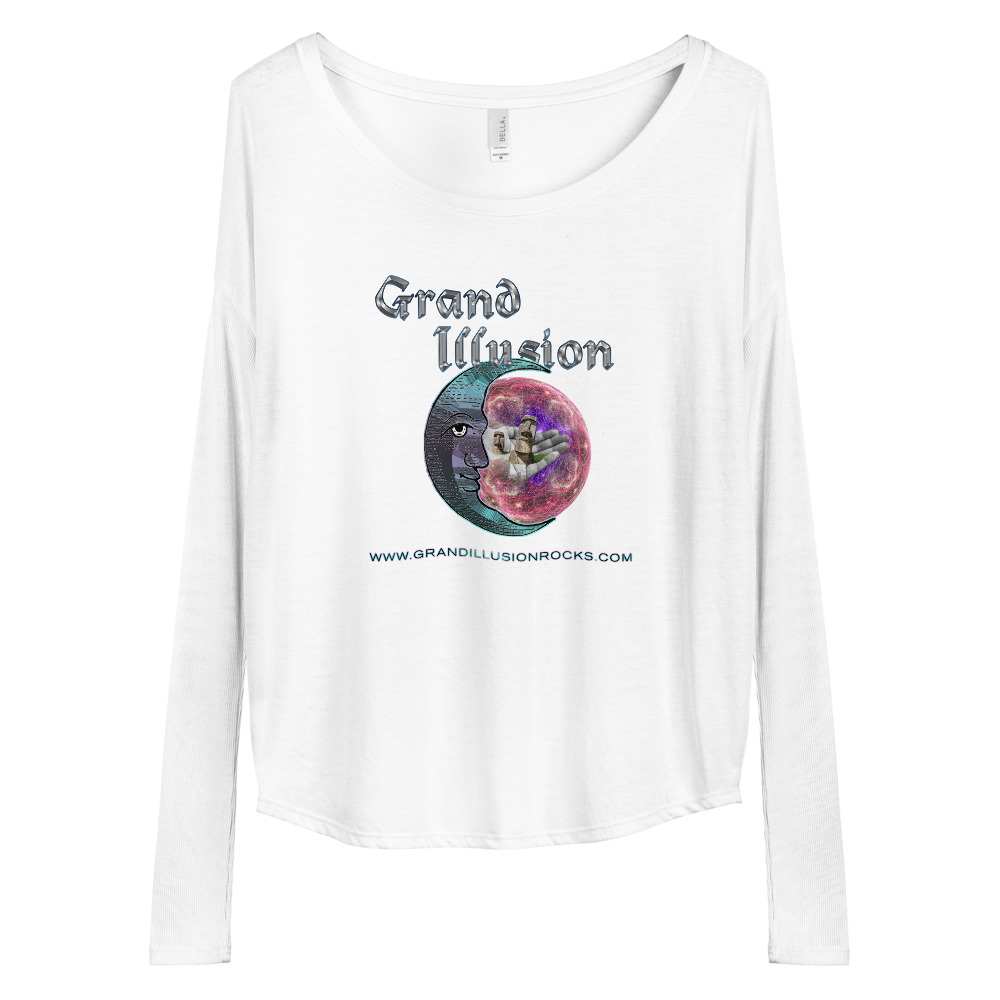 GRAND ILLUSION Easter Crystal Ladies' Long Sleeve Tee