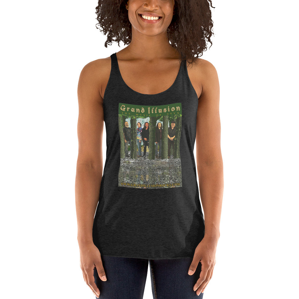 GRAND ILLUSION Men In The Wilderness - Women's Racerback Tank