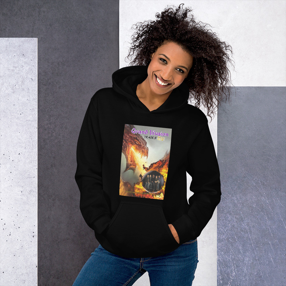 GRAND ILLUSION Fireball Crystal - Unisex Hoodie