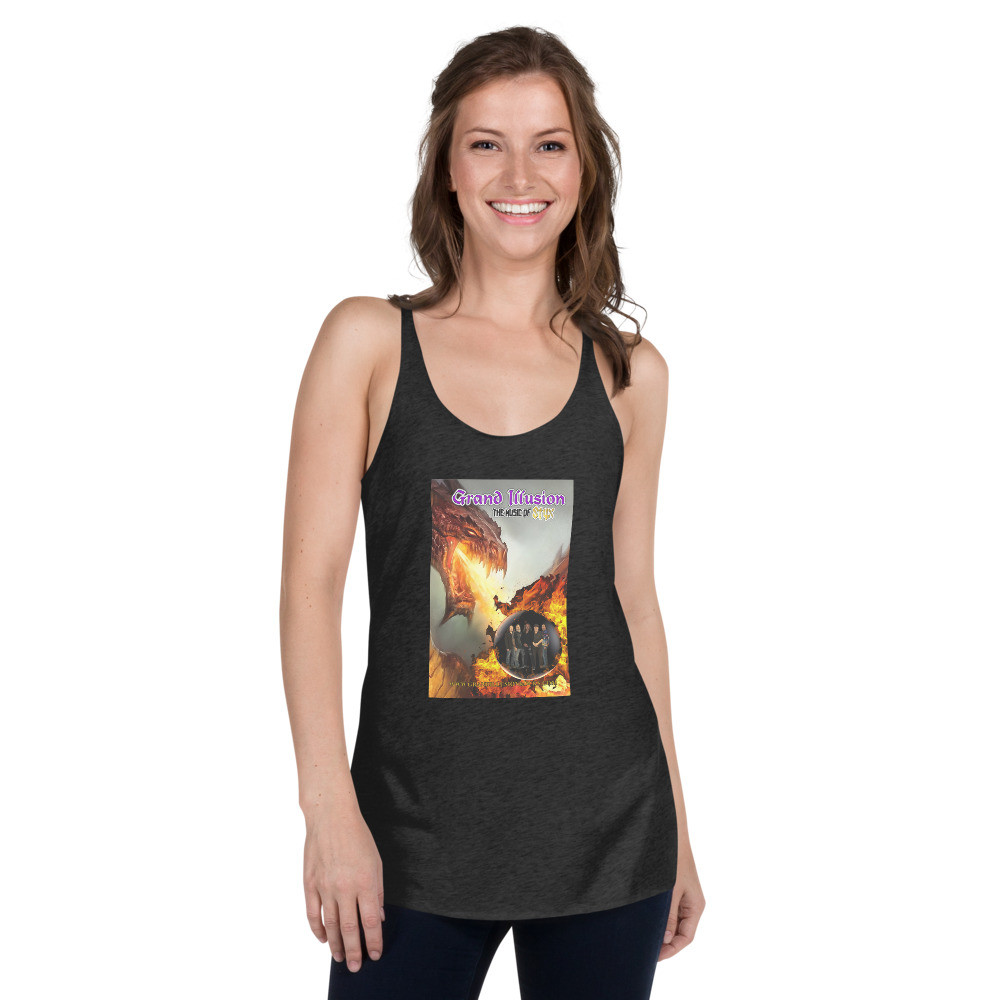 GRAND ILLUSION Fireball Crystal - Women's Racerback Tank