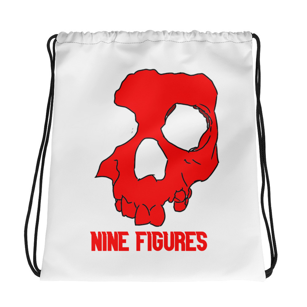 Skull Drawstring bag