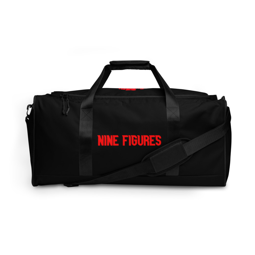 9 figures duffel