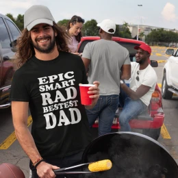 Epic smart rad bestest dad T-Shirt